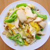 エリンギとたまごとピーマンの炒め物